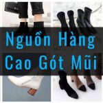 tổng hợp nguồn hàng giày cao gót mũi nhọn 7cm đế vuông