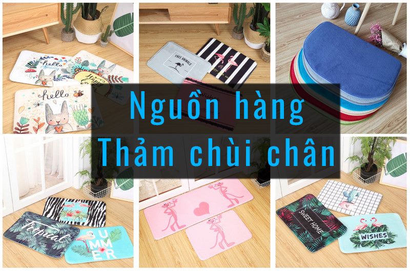 nguồn hàng thảm chùi chân giá sỉ