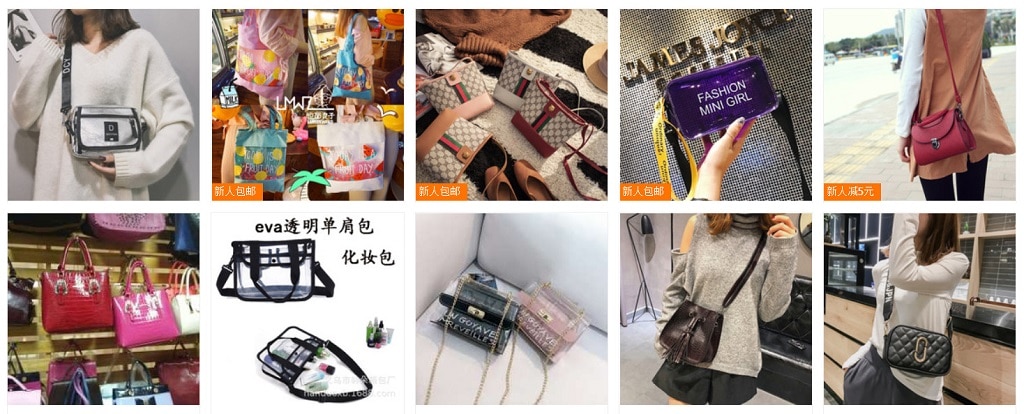 những nguồn lấy sỉ túi xách giá rẻ 50k